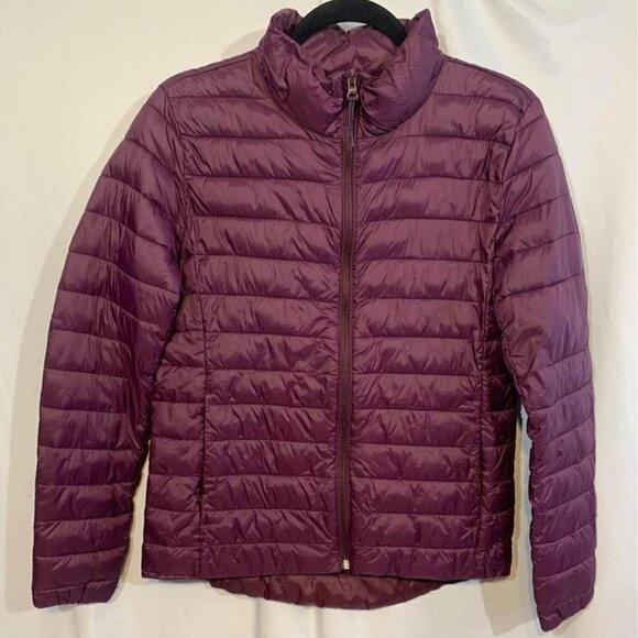 🎆WOMAN’S burgundy puffer coat. Size medium. Excellent condition. - Picture 1 of 7